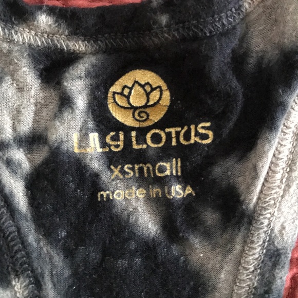 Black and gray mottled tank lily lotus XS - Picture 3 of 8